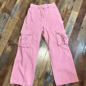 Altar'd State Pink Wide Leg Pants